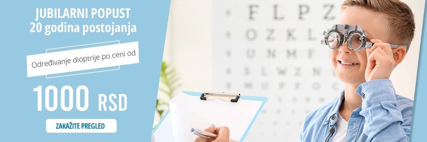 Popust na oftalmološki pregled u MSB bolnici